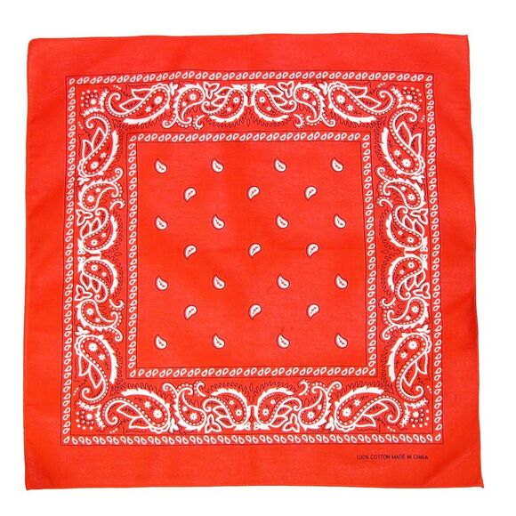 CTM Classic Cotton Paisley Bandana - All-Purpose Function and Style - Picture 1 of 1